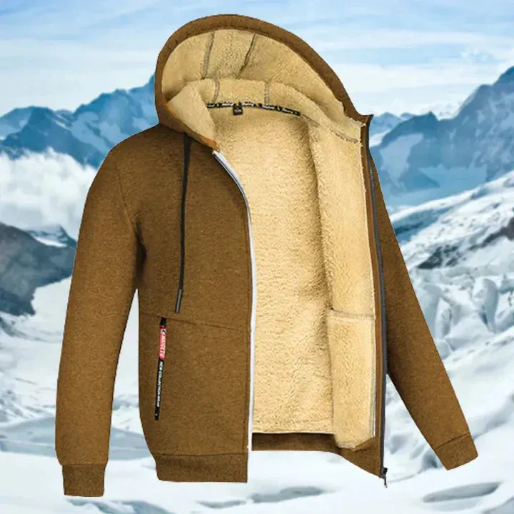 Arie | Men's Casual Fleece-Lined Hoodie Jacket