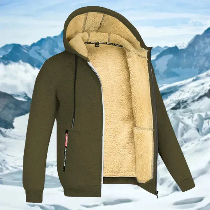 Arie | Men's Casual Fleece-Lined Hoodie Jacket