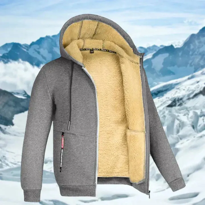 Arie | Men's Casual Fleece-Lined Hoodie Jacket