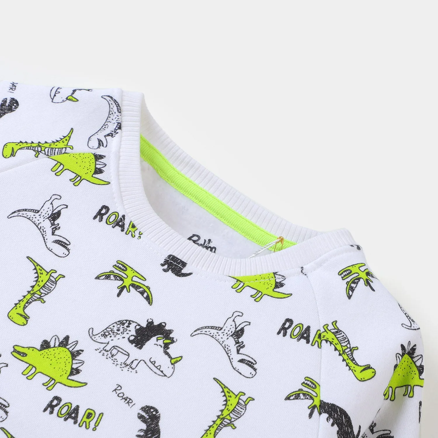 Boys Sweatshirt Dino - Snow White