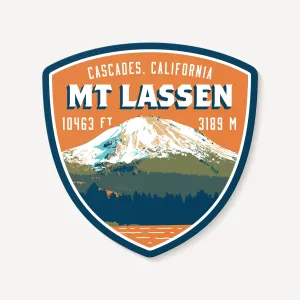 Mt. Lassen Decal Sticker