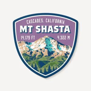 Mt. Shasta Decal Sticker