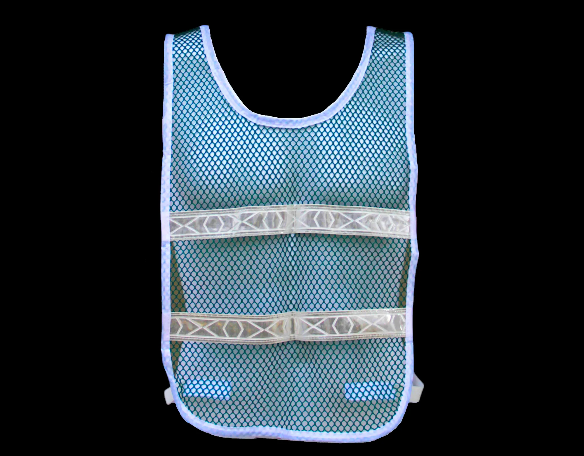 Reflective Standard Safety Vest Green/White