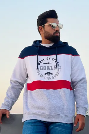 Tri Color Goals Hoodie (Plus Size) - W22 - MH0041P
